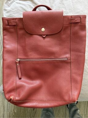 LONGCHAMP
Le Foulonné Leather Backpack